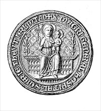 Seal of the Grand Masters on a document from 1397