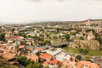 Beautiful panoramic view of Tbilisi in Georgia