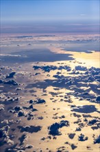 Clouds and sea and islands