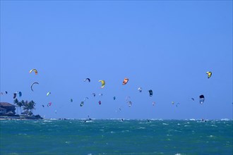 Kite surfers off Cabarete