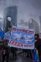 Demonstration at Potsdamer Platz