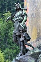 Statue of Swiss medieval folk hero William Tell
