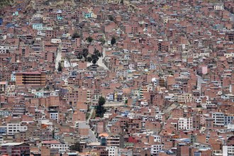 View over the city La Paz