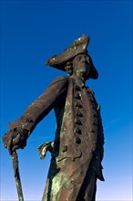Bronze statue of Frederick the Great in Knock