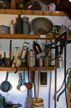 Kitchen utensils in the Wiesmoor Peat and Settlement Museum