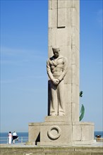 Monument for the sailors and fishermen who died at Ostend