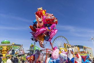 Balloons and Risenrad at the carnival