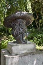 Bronze bust of Claude Monet