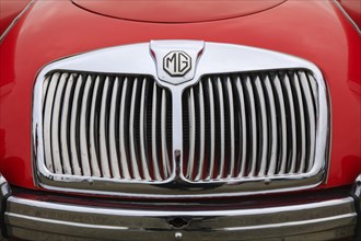 Radiator grille of an MG Roadster
