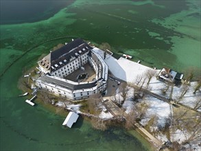 Aerial view of Kammer Castle