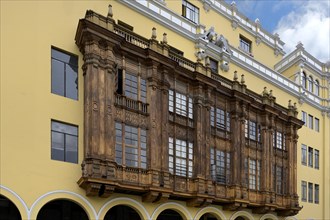 Balconies on the Plaza de Armas