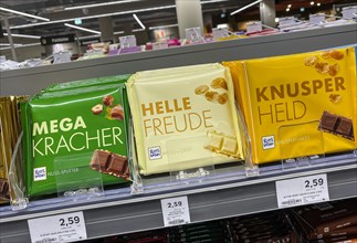 Chocolate of the brand Ritter Sport