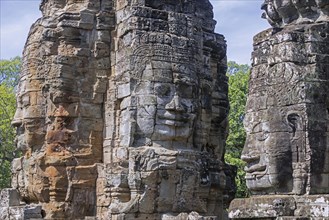 12th century stone faces at Angkor Thom