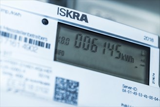 Modern electricity meter with digital technology