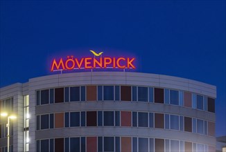 Moevenpick Hotel Airport in the evening