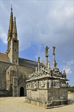 The chapel Notre-Dame-de-Tronoen and calvary