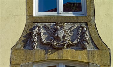 Frieze with the Bremen Key at the Havenhaus