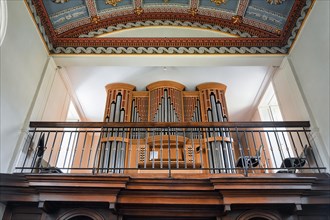 Organ in a chapel