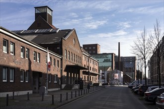 Hafenforum in a former warehouse in Duisburgs inner harbour
