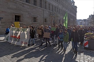 Demonstration Fridays for future in Nuremberg
