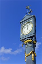 Ahlbeck Mecklenburg-Western Pomerania Greifswald Island Usedom Spa Architecture Historical Clock from 1911 Germany Europe