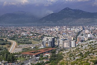View over the city Shkoder