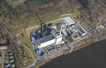 Aerial view of Kruemmel nuclear power plant