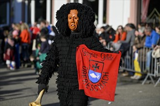 Narrenzunft Gayer-Gilde from Obereschach at the Great Carnival Parade