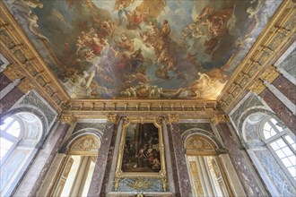 Hercules Room with ceiling painting Apotheosis of Hercules by Francois Lemoyne