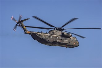 German Armed Forces helicopter of the type Sikorsky CH-53G in flight