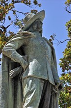 Statue of musketeer dArtagnan at Auch