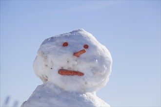Snowman, Head, Bremen, Germany, Europe