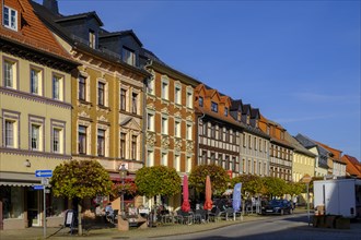 Marketplace, Schmoelln, Sprottetal, Altenburger Land, Thuringia, Germany, Europe