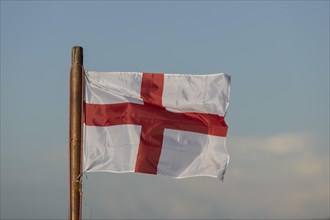 The flag of England, Norfolk, England, United Kingdom, Europe