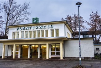 Plaenterwald S-Bahn station, Berlin, Germany, Europe