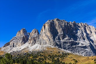 Peak of the Puez Group, near Selva Gardena, Val Gardena, Dolomites, South Tyrol, Italy, Europe