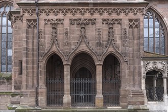 Bridal portal of the Lorenzkirche, Nuremberg, Middle Franconia, Bavaria, Germany, Europe