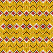 Ancient Egyptian traditional pattern, vector seamless pattern