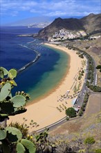 Playa de las Teresitas Beach, San Andres, Santa Cruz Rear, Tenerife, Canary Islands, Spain, Europe