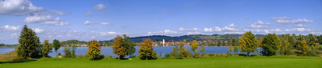 Riegsee, Pfaffenwinkel, Upper Bavaria, Bavaria, Germany, Europe