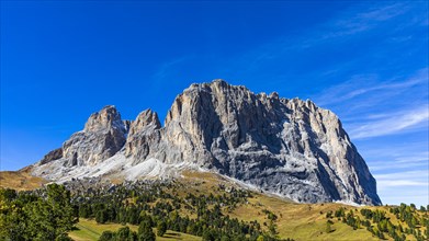 Peak of the Puez Group, near Selva Gardena, Val Gardena, Dolomites, South Tyrol, Italy, Europe