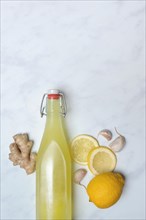Lemon garlic cure, lemon and garlic as an ingredient