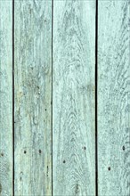 Background with green vertical wooden planks