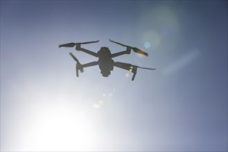 Drone in flight, DJI Mavic 2 Pro, Stuttgart, Baden-Wuerttemberg, Germany, Europe
