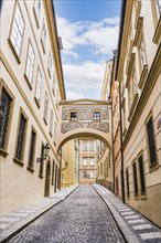 View of a street of Mala Strana with beautiful houses