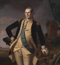 George Washington after the Battle of Princeton on 3 January 1777 during the American War of Independence