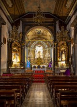 Chancel, San Sebastian Church, Camara de Lobos, Madeira, Portugal, Europe