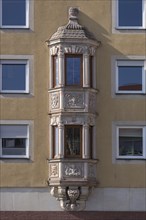 Historic two-storey choir, Obstmarkt 3, Nuremberg, Middle Franconia, Bavaria, Germany, Europe