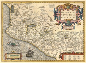 Atlas, map from 1623, Viceroyalty of New Spain