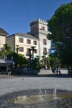 Hotel Albergo Castello on the lakeside promenade in Ascona, Canton Ticino, Switzerland, Europe
